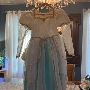 Disney Princess Ariel Wedding Dress Girls 7/8